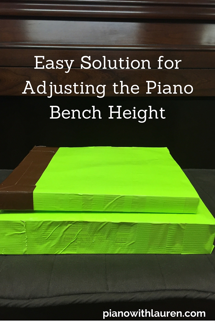 Easy Solution for Adjusting the Piano Bench Height