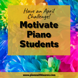 April Piano Challenge