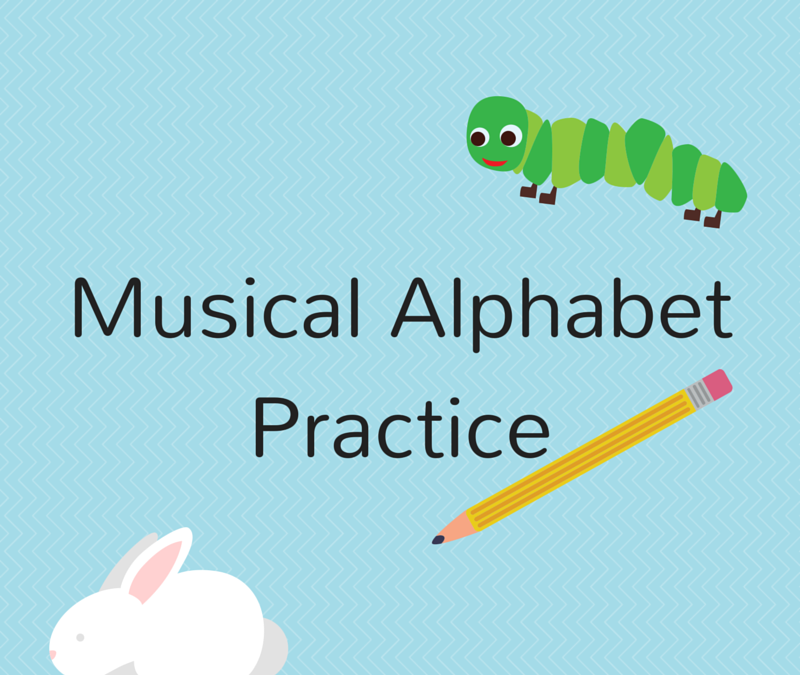 Musical Alphabet Worksheets