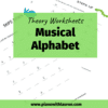 musical alphabet worksheets