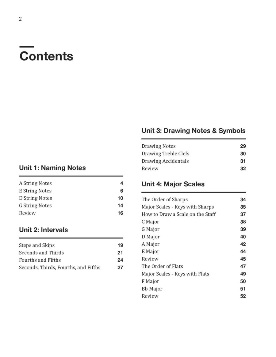 violin workbook