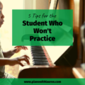 student who won't practice