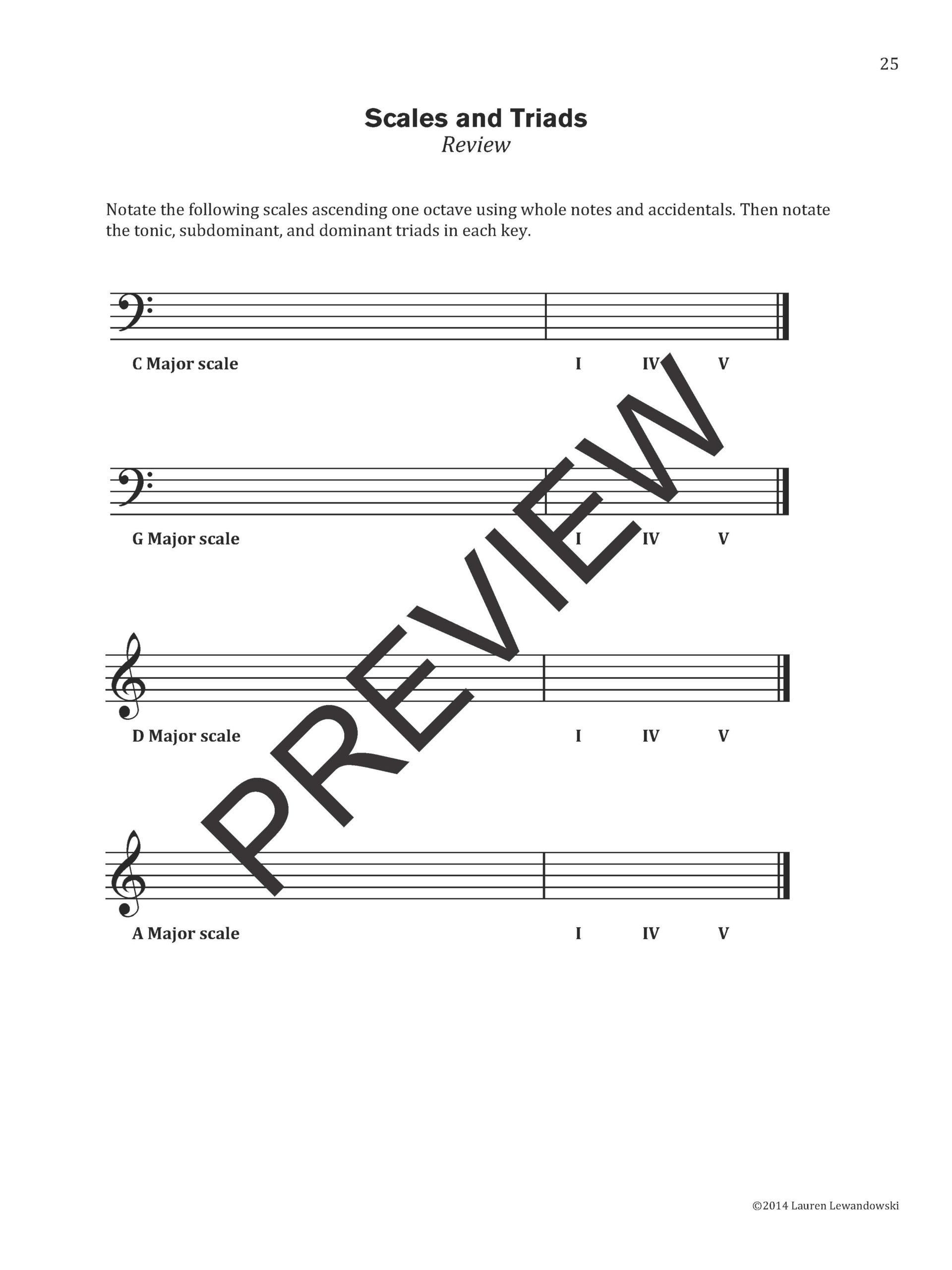 Ready for Theory® Level 1 Piano Workbook