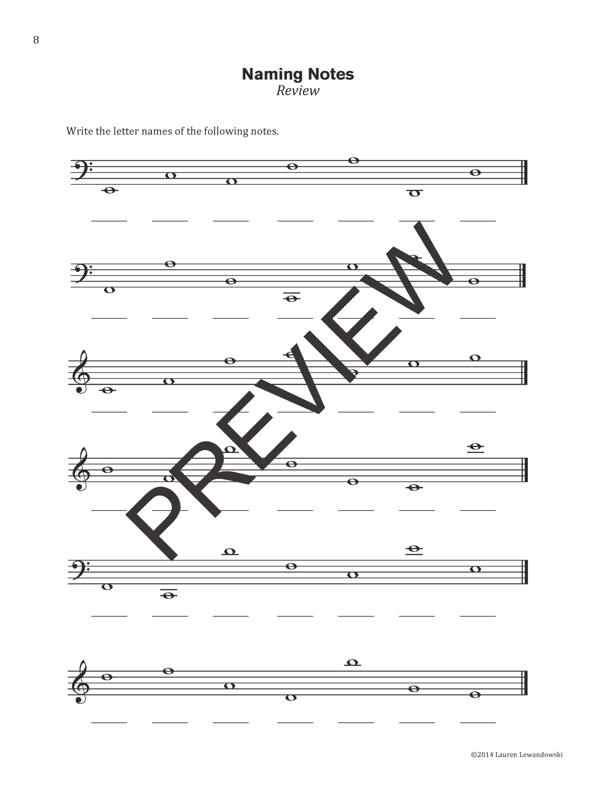 Ready for Theory® Level 1 Piano Workbook