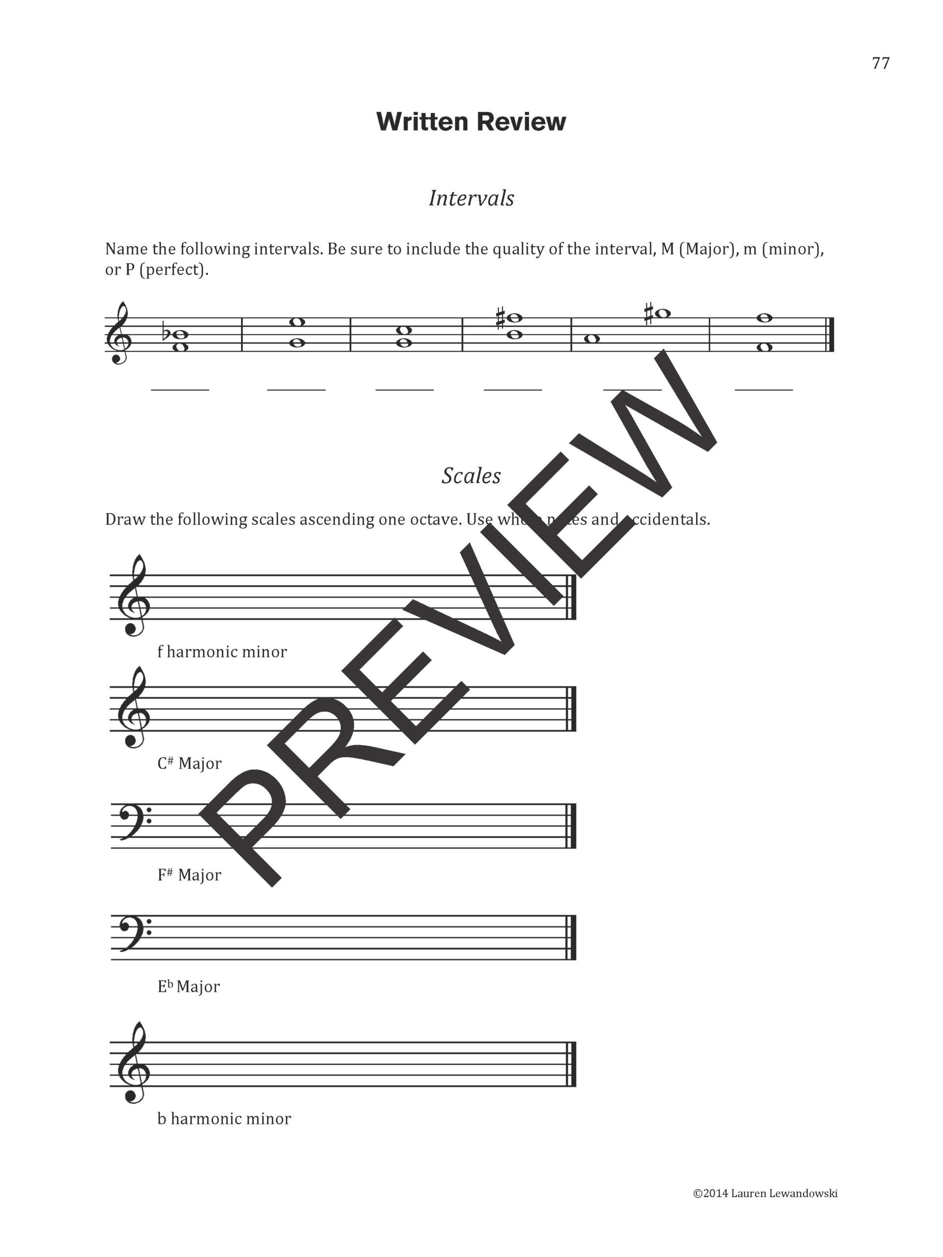 Ready for Theory Level 3 Piano Workbook
