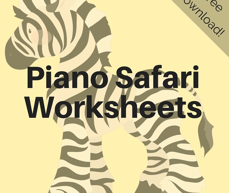 Piano Safari Worksheets