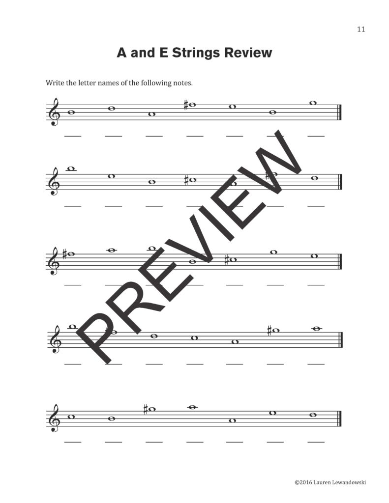 Violin Note Speller Preview Page 05