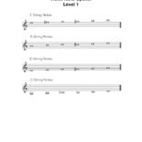 Violin Note Speller Chart