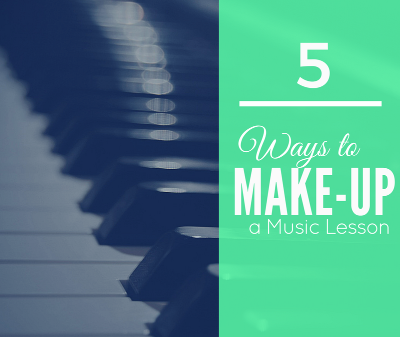 5 Ways to Make-up a Music Lesson