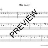 ode to joy piano ensemble music