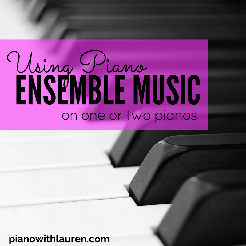 using piano ensemble music