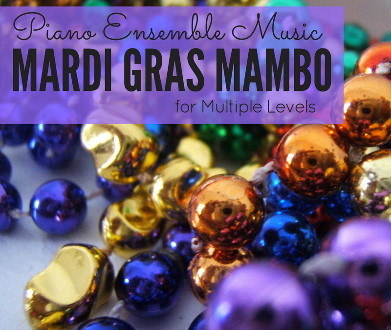 Mardi Gras Mambo for Piano Ensemble
