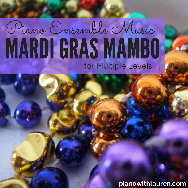 Mardi Gras Mambo Piano