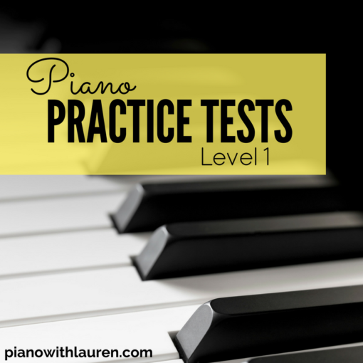 Practice Piano Tests for Level 1 (PDF Download) | Ready for Theory