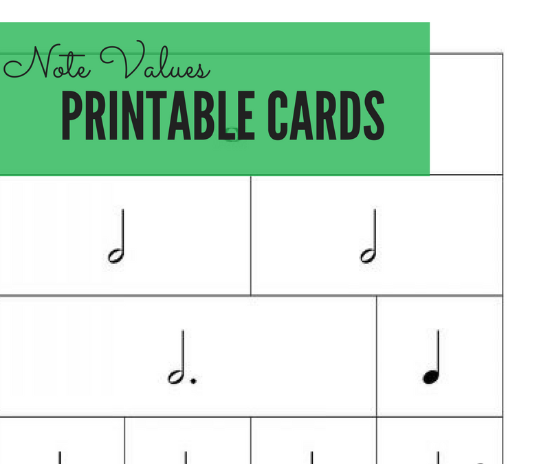 New Download: Rhythm Values Chart