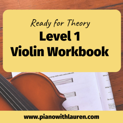 Level 1 Violin Workbook