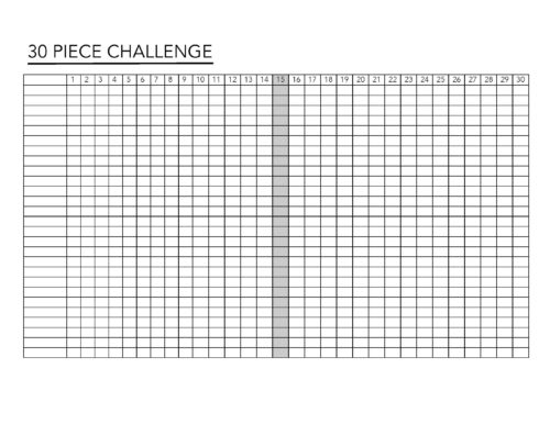 30 piece challenge