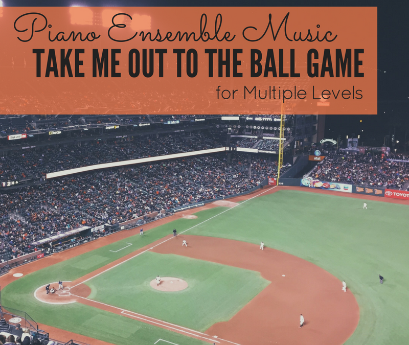 New Piano Ensemble Music: Take Me Out to the Ball Game