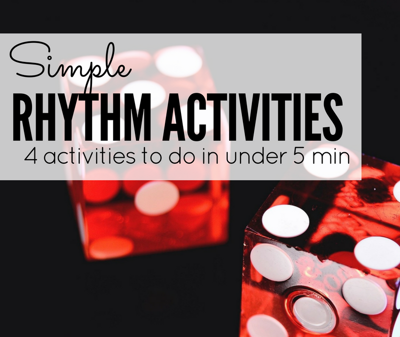 Simple Rhythm Activities