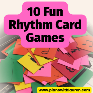 10 Fun Rhythm Card Games for Piano Students