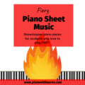 fiery piano sheet music