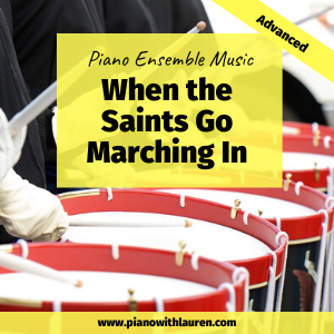 when the saints go marching in piano ensemble