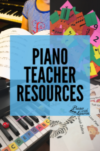 piano teacher resources