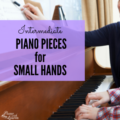 intermediate piano pieces for small hands