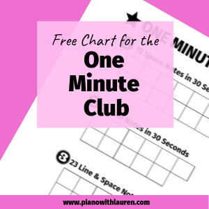 one minute club chart
