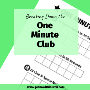 Breaking Down the One Minute Club