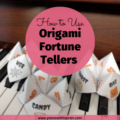 how to use origami fortune tellers