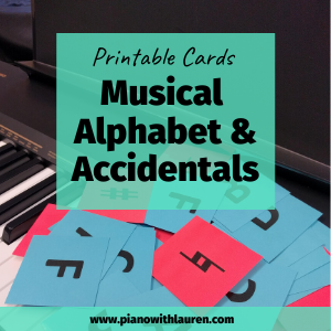alphabet accidental cards
