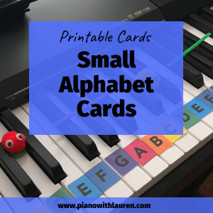 small alphabet cards