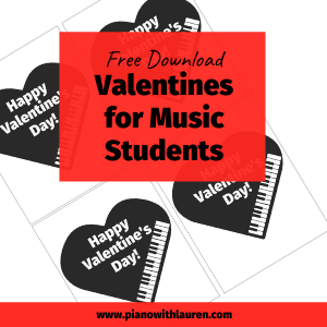valentine for music students