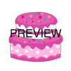 birthday cake and candles clip art