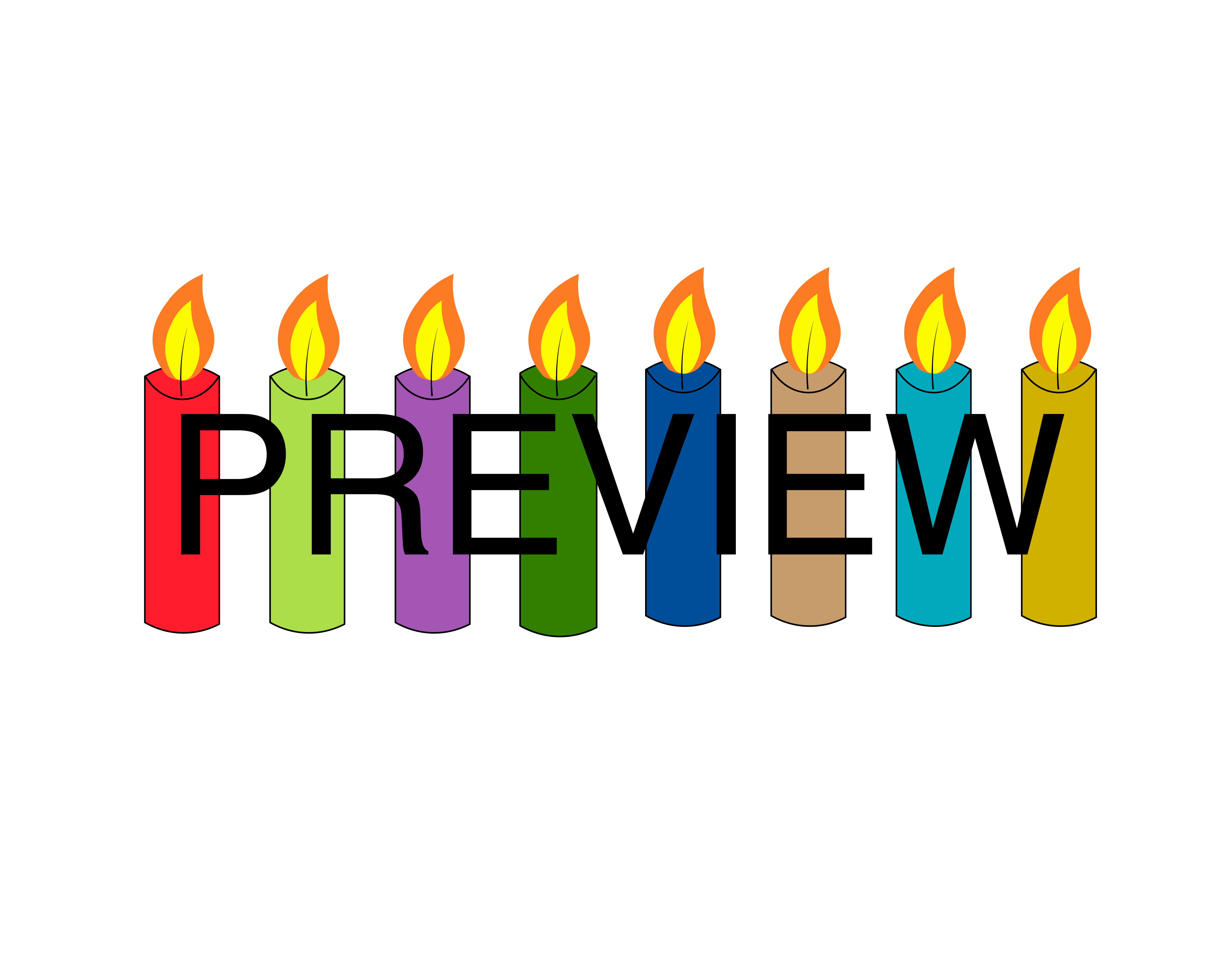 birthday cake and candles clip art