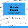 write in counts rhythm worksheet