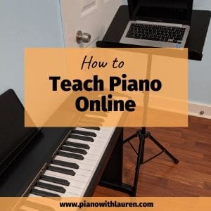 How to Teach Piano Lessons Online