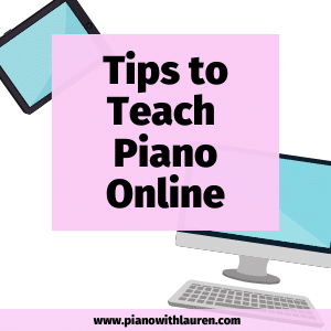 Tips to Teach Piano Online