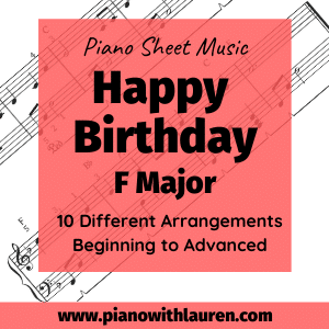 happy birthday piano music