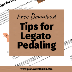 tips legato pedaling