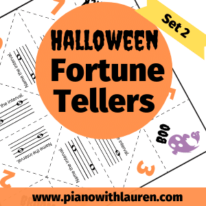 piano halloween fortune teller