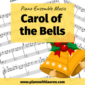 carol of the bells piano ensemble music