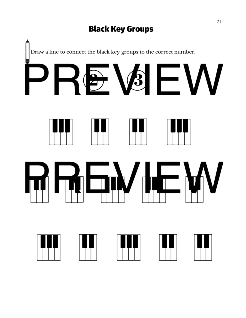 first piano workbook