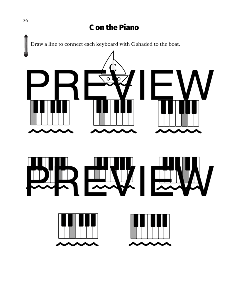 first piano workbook