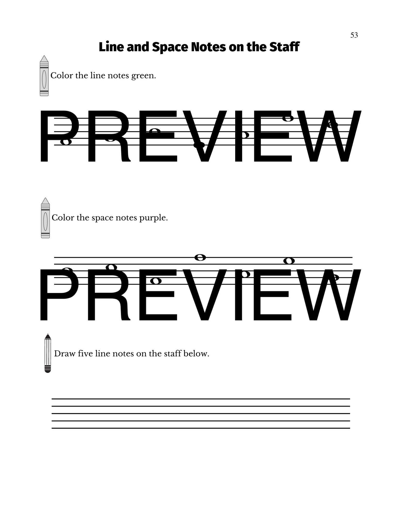 first piano workbook