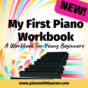 New Product: My First Piano Workbook