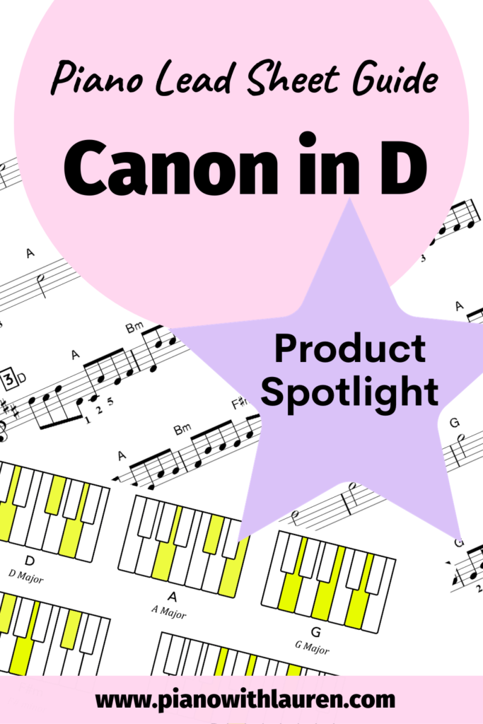 canon in d lead sheet guide