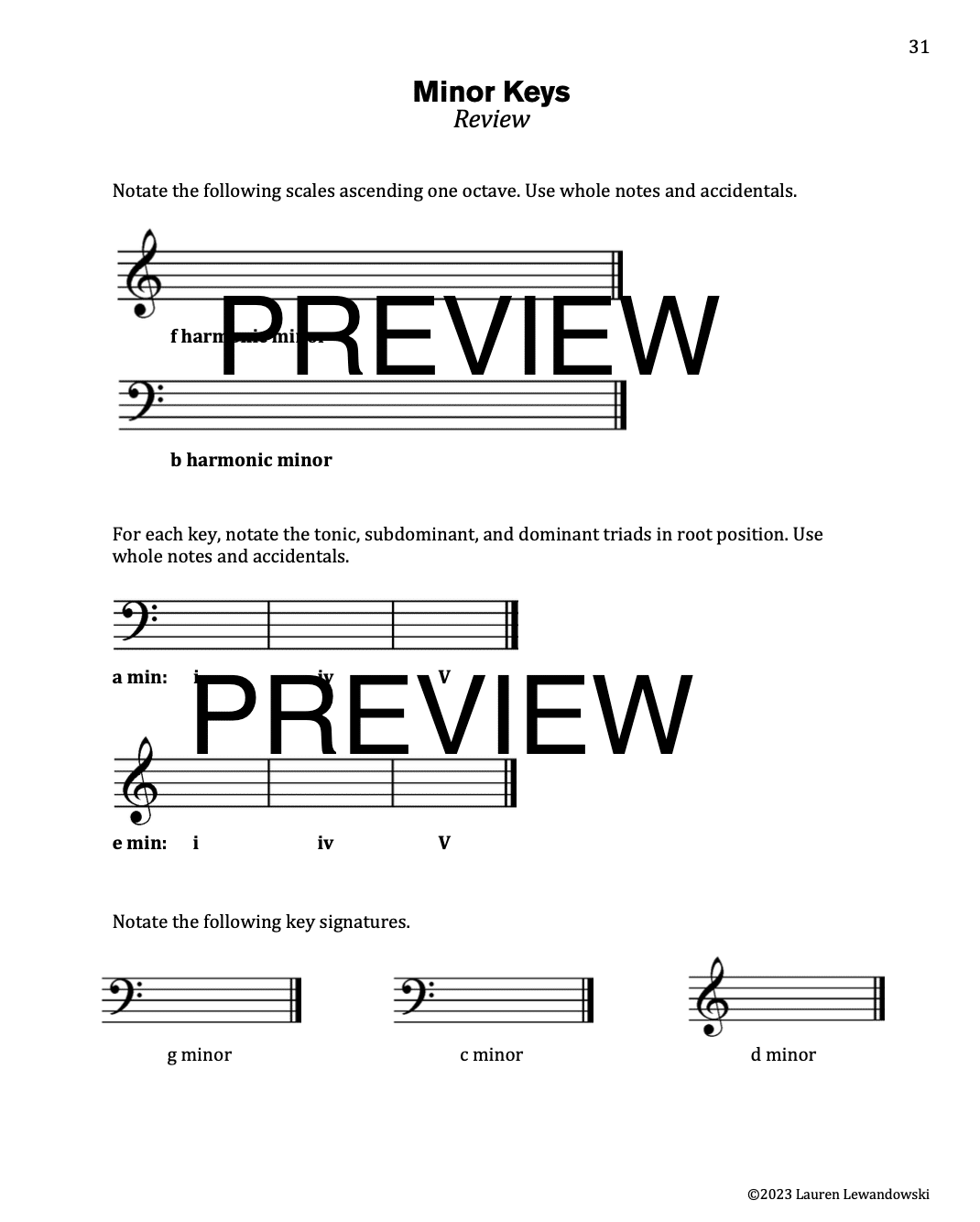 ready for theory piano review book level 3