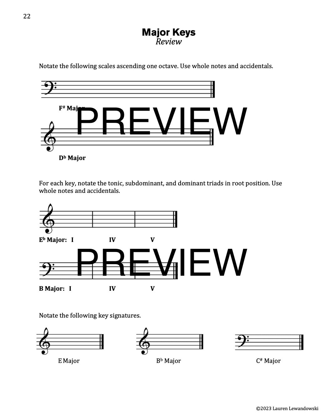 ready for theory piano review book level 3